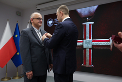 Uroczystość wręczenia Krzyży Wolności i Solidarności oraz medali Reipublicae Memoriae Meritum – Kraków, 7 czerwca 2024. Fot. Mikołaj Bujak (IPN)