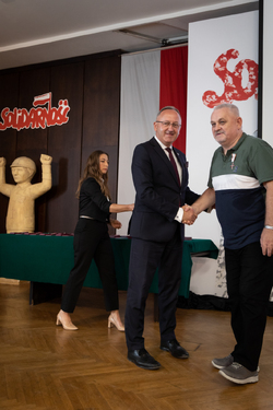 Uroczystość wręczenia Krzyży Wolności i Solidarności działaczom opozycji niepodległościowej z lat 1956–1989 – Gdańsk, 30 sierpnia 2024. Fot. Roman Jocher