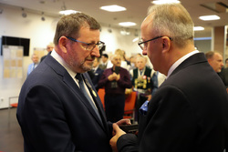 Uroczystość wręczenia Krzyży Wolności i Solidarności oraz medali Reipublicae Memoriae Meritum – Białystok, 12 września 2024. Fot. Paula Prudziłowicz (IPN)