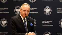 Uroczystość wręczenia Krzyży Wolności i Solidarności oraz medali Reipublicae Memoriae Meritum. Na zdj. zastępca prezesa IPN dr hab. Karol Polejowski – Białystok, 12 września 2024. Fot. Paula Prudziłowicz (IPN)