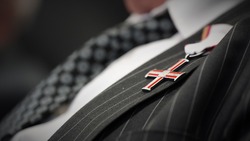 Uroczystość wręczenia Krzyży Wolności i Solidarności działaczom opozycji niepodległościowej z lat 1956–1989 – Lublin, 3 października 2024. Fot. Dominik Borek (IPN)