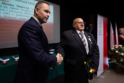 Uroczystość wręczenia Krzyży Wolności i Solidarności – Katowice, 17 października 2024. Fot. Mikołaj Bujak (IPN)