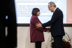 Uroczystość wręczenia odznaczeń Krzyża Wolności i Solidarności byłym działaczom opozycji niepodległościowej z lat 1956–1989 – Warszawa, 27 listopada 2024. Fot. Sławek Kasper (IPN)