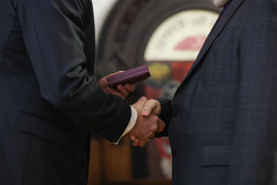 Uroczystość wręczenia odznaczeń Krzyża Wolności i Solidarności byłym działaczom opozycji niepodległościowej z lat 1956–1989 – Warszawa, 13 grudnia 2024. Fot. Mikołaj Bujak (IPN)