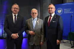 Uroczystość wręczenia odznaczeń państwowych działaczom opozycji antykomunistycznej z lat 1956–1989 – Szczecin, 28 maja 2025. Fot. Marcin Manowski (IPN)