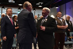 Uroczystość wręczenia odznaczeń państwowych działaczom opozycji antykomunistycznej z lat 1956–1989 – Szczecin, 28 maja 2025. Fot. Marcin Manowski (IPN)