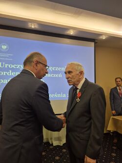 Uroczystość wręczenia Krzyży Wolności i Solidarności – Rzeszów, 11 września 2025. Fot. Katarzyna Gajda-Bator (IPN)