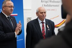 Uroczystość wręczenia Krzyży Wolności i Solidarności – Poznań, 13 października 2025. Fot. Bartosz Kochański (IPN)