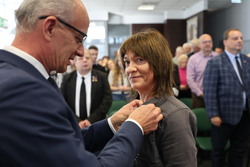 Uroczystość wręczenia Krzyży Wolności i Solidarności – Wrocław, 4 listopada 2025. Fot. Maciej Parysek (IPN)