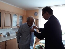 Krzyż Wolności i Solidarności dla Eugeniusza Górskiego – Warszawa, 28 lutego 2018. Fot. Sławomir Starzec (IPN)