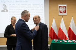 Uroczystość wręczenia Krzyży Wolności i Solidarności w Delegaturze IPN w Bydgoszczy – 19 listopada 2025. Fot. Roman Jocher (IPN)