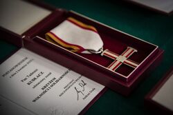 Kraków. Spotkanie z okazji 45. rocznicy rejestracji „Solidarności”. Fot. Żaneta Wierzgacz i Janusz Ślęzak (IPN)