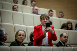 Uroczystość wręczenia Krzyży Wolności i Solidarności oraz nagrody Praesentes Prioribus – Olsztyn, 28 listopada 2025. Fot. Łukasz Czechyra (IPN)