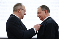 Obchody 45. rocznicy powstania NSZZ Rolników Indywidualnych „Solidarność” – Warszawa, 11 stycznia 2026. Fot. Sławek Kasper (IPN)