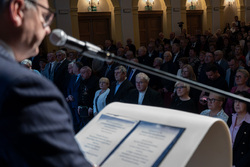 „Solidarni, nasz jest ten dzień” – obchody 45. rocznicy strajku generalnego na Podbeskidziu – Bielsko-Biała, 4 lutego 2026. Fot. Krzysztof Łojko (IPN)