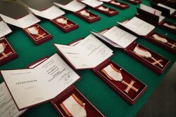 Uroczystość 45. rocznicy powstania NSZZ „Solidarność” i wręczenia Krzyży Wolności i Solidarności – Wrocław, 19 lutego 2026. Fot. Dariusz Skrzyniarz (IPN)