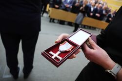 Uroczystość 45. rocznicy powstania NSZZ „Solidarność” i wręczenia Krzyży Wolności i Solidarności – Wrocław, 19 lutego 2026. Fot. Dariusz Skrzyniarz (IPN)