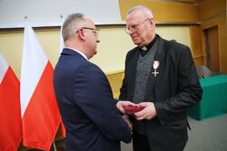 Uroczystość 45. rocznicy powstania NSZZ „Solidarność” i wręczenia Krzyży Wolności i Solidarności – Wrocław, 19 lutego 2026. Fot. Dariusz Skrzyniarz (IPN)