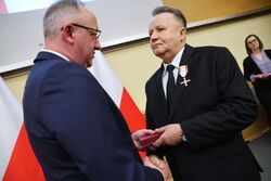 Uroczystość 45. rocznicy powstania NSZZ „Solidarność” i wręczenia Krzyży Wolności i Solidarności – Wrocław, 19 lutego 2026. Fot. Dariusz Skrzyniarz (IPN)