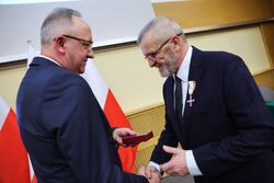Uroczystość 45. rocznicy powstania NSZZ „Solidarność” i wręczenia Krzyży Wolności i Solidarności – Wrocław, 19 lutego 2026. Fot. Dariusz Skrzyniarz (IPN)