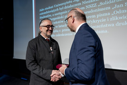 45. rocznica rejestracji NSZZ „Solidarność”. „Solidarni, nasz jest ten dzień” – spotkanie Dam i Kawalerów Krzyża Wolności i Solidarności – Częstochowa, 10 marca 2026. Fot. Krzysztof Łojko (IPN)