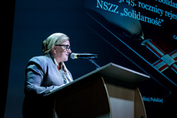 45. rocznica rejestracji NSZZ „Solidarność”. „Solidarni, nasz jest ten dzień” – spotkanie Dam i Kawalerów Krzyża Wolności i Solidarności – Częstochowa, 10 marca 2026. Na zdj. minister Beata Kempa. Fot. Krzysztof Łojko (IPN)