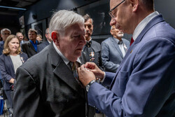 Uroczystość wręczenia Krzyży Wolności i Solidarności działaczom opozycji niepodległościowej z lat 1956–1989 – Katowice, 9 października 2026. Fot. Krzysztof Łojko (IPN)