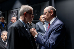 Uroczystość wręczenia Krzyży Wolności i Solidarności działaczom opozycji niepodległościowej z lat 1956–1989 – Katowice, 9 października 2026. Fot. Krzysztof Łojko (IPN)