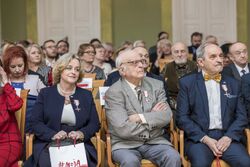 Uroczystość wręczenia Krzyży Wolności i Solidarności zasłużonym działaczom opozycji antykomunistycznej – Warszawa, 4 marca 2020. Fot. Katarzyna Adamów (IPN)