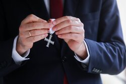 Uroczyste wręczenie Krzyży Wolności i Solidarności w Warszawie – 25 czerwca 2021. Fot. Sławek Kasper (IPN)