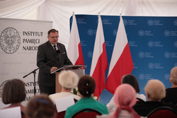 Jan Józef Kasprzyk, szef Urzędu do Spraw Kombatantów i Osób Represjonowanych. Fot. Mikołaj Bujak (IPN)