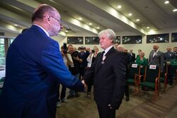 Uroczystość wręczenia Krzyży Wolności i Solidarności – Łódź, 10 czerwca 2022. Fot. Mikołaj Bujak (IPN)