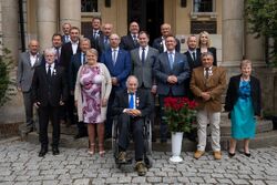 Uroczystość wręczenia Krzyży Wolności i Solidarności – Łódź, 10 czerwca 2022. Fot. Mikołaj Bujak (IPN)