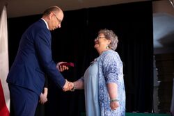 Uroczystość wręczenia Krzyży Wolności i Solidarności – Wrocław, 11 czerwca 2022. Fot. Mikołaj Bujak (IPN)