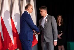 Uroczystość wręczenia Krzyży Wolności i Solidarności – Wrocław, 11 czerwca 2022. Fot. Mikołaj Bujak (IPN)