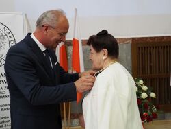 Uroczystość wręczenia Krzyży Wolności i Solidarności działaczom opozycji niepodległościowej z lat 1976–1989 – Radom, 24 czerwca 2022. Fot. IPN