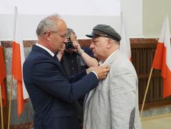 Uroczystość wręczenia Krzyży Wolności i Solidarności działaczom opozycji niepodległościowej z lat 1976–1989 – Radom, 24 czerwca 2022. Fot. IPN