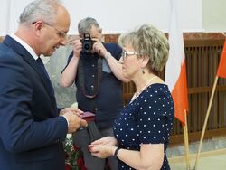 Uroczystość wręczenia Krzyży Wolności i Solidarności działaczom opozycji niepodległościowej z lat 1976–1989 – Radom, 24 czerwca 2022. Fot. IPN