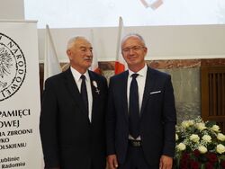 Uroczystość wręczenia Krzyży Wolności i Solidarności działaczom opozycji niepodległościowej z lat 1976–1989 – Radom, 24 czerwca 2022. Fot. IPN