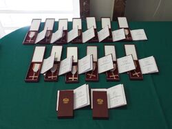 Uroczystość wręczenia Krzyży Wolności i Solidarności działaczom opozycji niepodległościowej z lat 1976–1989 – Radom, 24 czerwca 2022. Fot. IPN