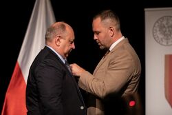 Sławomir Jakubów odznaczony Krzyżem Wolności i Solidarności – Polkowice, 29 sierpnia 2022. Fot. Mikołaj Bujak (IPN)