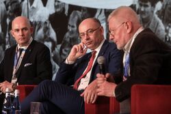 Debata towarzysząca obchodom 40. rocznicy Duszpasterstwa Rolników – Warszawa, 2 grudnia 2022. Fot. Sławek Kasper (IPN)