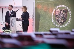 Uroczystość wręczenia Krzyży Wolności i Solidarności działaczom opozycji niepodległościowej – Warszawa, 13 grudnia 2022. Fot. Sławek Kasper (IPN)