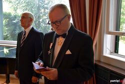 Uroczystość wręczenia Krzyży Wolności i Solidarności – Wiedeń, 8 maja 2017. Fot. Maciej Foks (IPN)