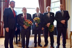 Uroczystość wręczenia Krzyży Wolności i Solidarności – Wiedeń, 8 maja 2017. Fot. Maciej Foks (IPN)