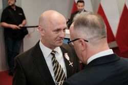 Uroczystość wręczenia Krzyży Wolności i Solidarności działaczom opozycji antykomunistycznej – Gorzów Wielkopolski, 10 czerwca 2023. Fot. Paweł Kamrad www.EchoGorzowa.pl