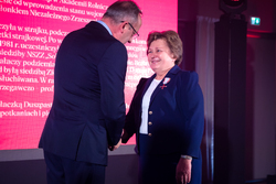 Uroczystość wręczenia Krzyży Wolności i Solidarności działaczom opozycji demokratycznej z lat 1976–1989. Fot. Sławek Kasper (IPN)