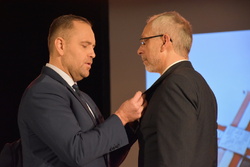 Uroczystość wręczenia Krzyży Wolności i Solidarności – Bydgoszcz, 10 marca 2023 r. Fot. Piotr Wiejak (IPN)