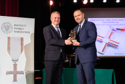 Uroczystość wręczenia Krzyży Wolności i Solidarności – Bydgoszcz, 10 marca 2023 r. Fot. Piotr Wiejak (IPN)