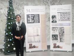 Renata Gieszczyńska - pracownik olsztyńskiej Delegatury IPN, twórca wystawy "Służba Alumnów..."